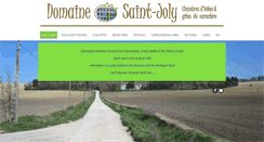 Desktop Screenshot of domaine-saint-joly.com
